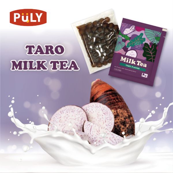 Creamy Taro Boba Milk Tea